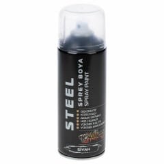 Steel Sprey Boya  400 Ml Siyah