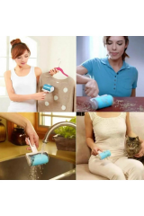 Omilife Tüy Ve Toz Toplama Rulosu Yıkanabilir Temizleyici Aparat Fenomen Ürün Mavi