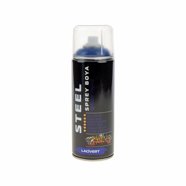 Steel Sprey Boya  400 Ml Lacivert