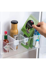 Omilife Buzdolabı Raf Ayırıcı 4 Lü Fenomen Ürün Şeffaf