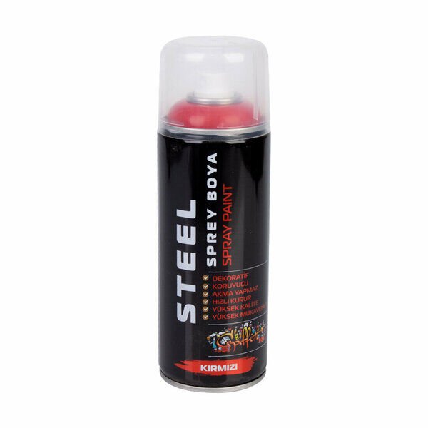 Steel Sprey Boya  400 Ml Kırmızı