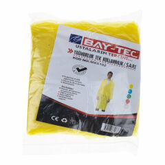 Baytec Yağmurluk Düğmeli Tek Kullanımlık 61Gr Sarı