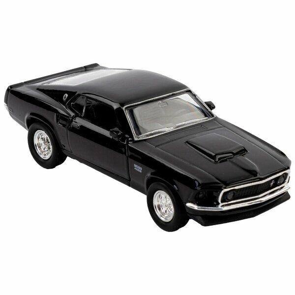Welly Araba Metal Çek Bırak Ford Mustang Boss Siyah