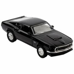 Welly Araba Metal Çek Bırak Ford Mustang Boss Siyah