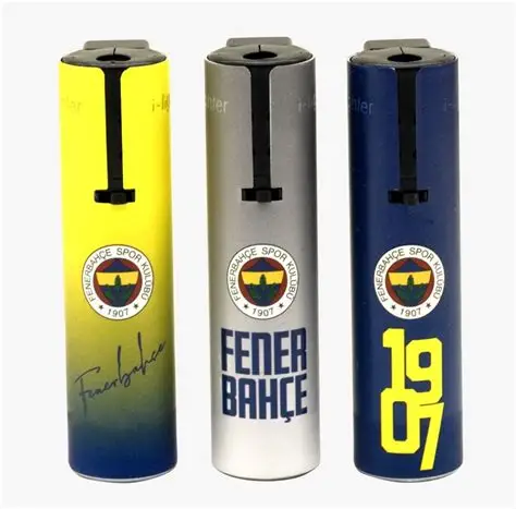 İ-Lighter Çakmak Manyetolu Turbo Taraftar Fenerbahçe Metal Kılıflı Sarı
