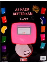 Abka Defter Kabı A4 5 Li Pembe