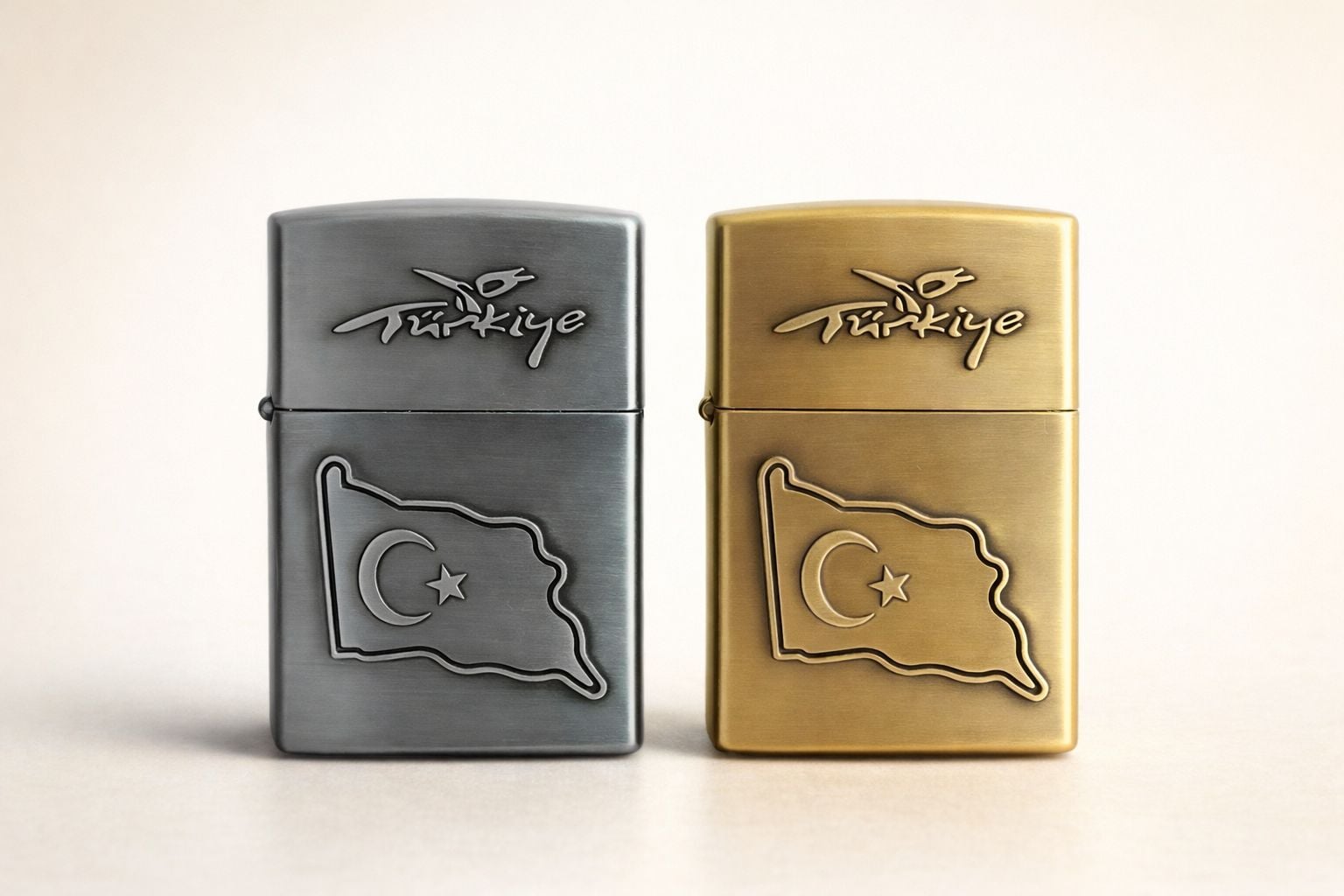 Sdr Çakmak Benzinli Kabartma Bayrak Figürlü Metal