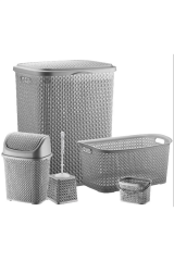 Sönmez Damla 5 Parça Banyo Çeyiz Seti