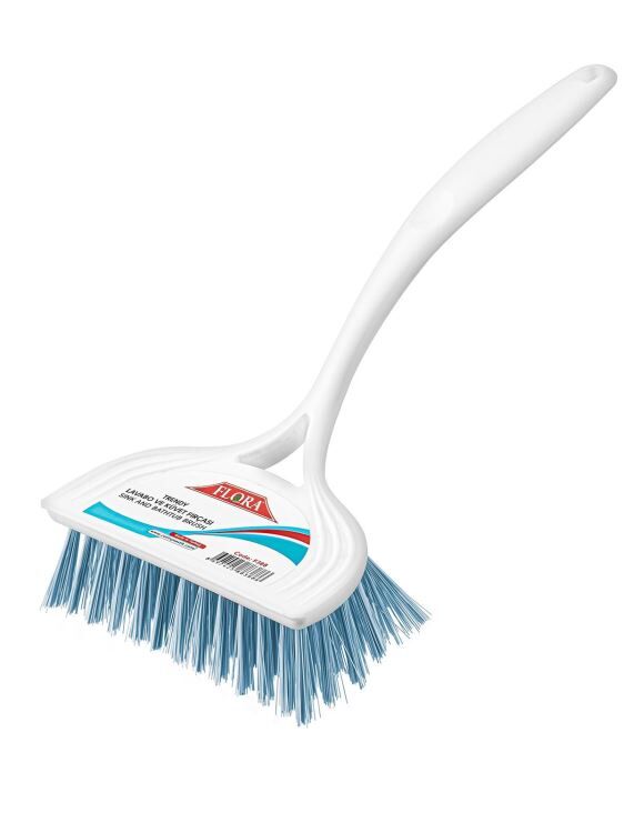 Flora F388 Trendy Lavabo Küvet Fırçası Buz Mavi