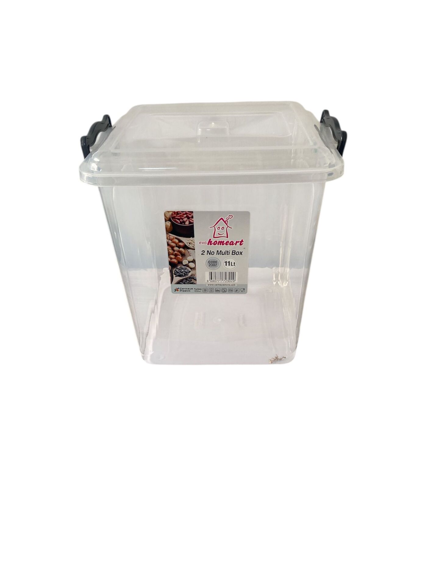 Çankaya 2 No 11 Lt Multibox Saklama Kabı Şeffaf