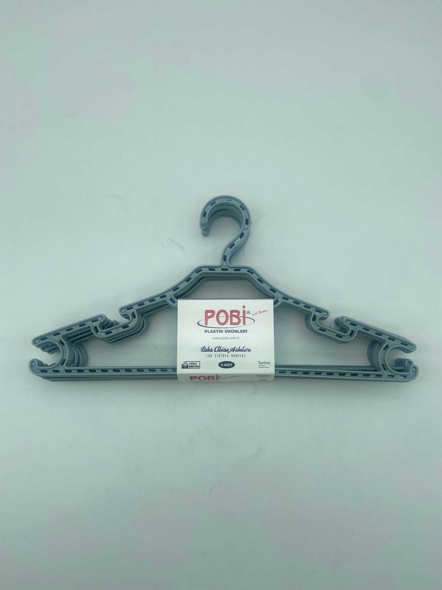 Pobi Plastik Elbise Askısı