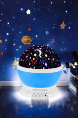 Star Master Uzay Yıldızlı Gökyüzü Projeksiyon Gece Lambası Mavi