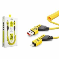 Subzero Cl160 Hızlı Şarj Kablosu Spiral 4 İn 1