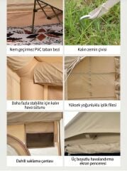 Makamp Şişme Kamp Çadırı 6 Kişilik