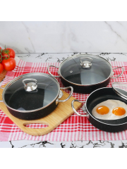 Meşeler Granit Sahan Seti 3 Lü