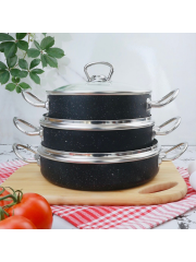 Meşeler Granit Sahan Seti 3 Lü