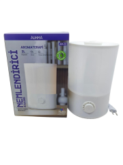 Auhma Aus-12 Hava Nemlendirici Işıklı 3000 Ml (Buhardanlık-Koku Makinesi) Beyaz