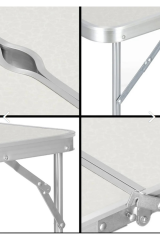 Katlanır Tabureli Piknik Kamp Masası Takımı 4 Kişilik