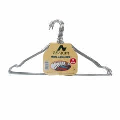 Askıcım Metal Elbise Askısı 10 Lu