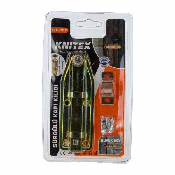 Knitex Kapı Kilidi Sürgülü Büyük Boy