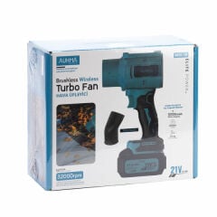 Auhma Ahv-18 Turbo Hava Üfleyici Kurutucu Başlıklı 21 V 2 X 1.200 Bataryalı