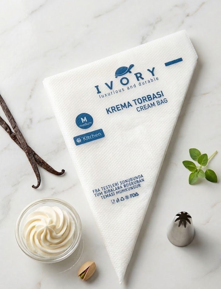 İvory 100 Lü Kullan At Krema Torbası M