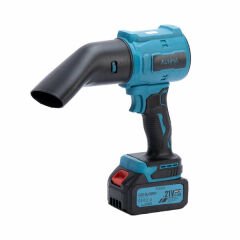 Auhma Turbo Hava Üfleyici Kurutucu Başlıklı 21V 2x1.200 Bataryalı AHV-18 Turkuaz