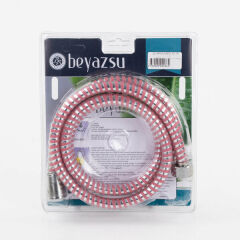 Beyazsu Duş Hortumu Plastik Eko Bilisterli Zebra Pembe