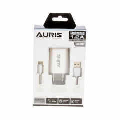 Auris Ch07 Şarj Aleti Ev Usb Lightning X 1.2 A Beyaz