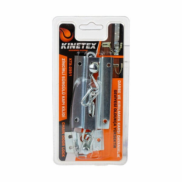 Kinetex Zincirli Sürgülü Kapı Kilidi