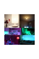 Atc Led Ampül Kumandalı 9 W Karışık Renkli