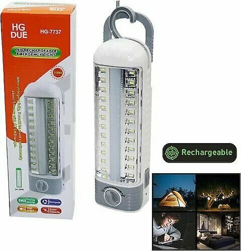 Işıldak Şarjlı Led Taşıma Kulplu (42 Smd) Beyaz