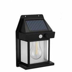 Sdr Tk-888 Solar Aydınlatma Sensörlü Lamba Siyah