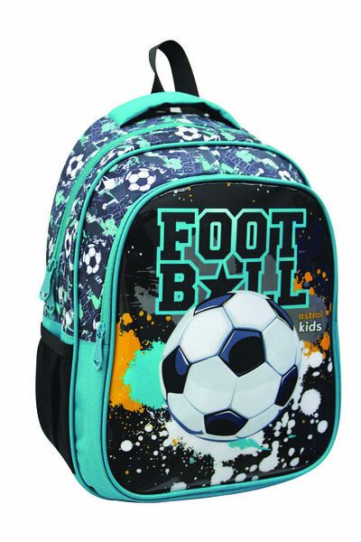 Astral Kids İlkokul Çantası Beslenmeli Cartoon Futbol