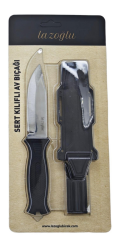 Lazoğlu El Yapımı Sert Kılıflı Av Kamp Bıçağı