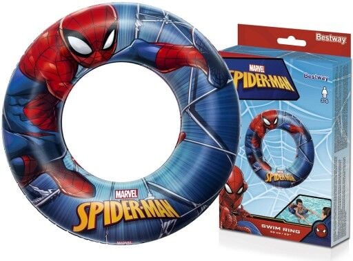 Bestway Deniz Simidi Spiderman 56cm Lacivert