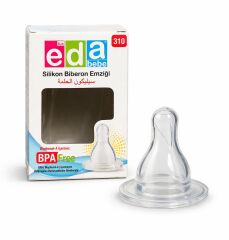 Eda Emzik Silikon Biberon Emziği Şeffaf