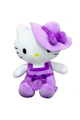 Sunman S01002089 Peluş Hello Kitty Elbiseli Şapkalı 36 Cm