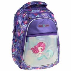 Kaukko Kids-Love Sırt Çantası Aynalı Simli Mermaid