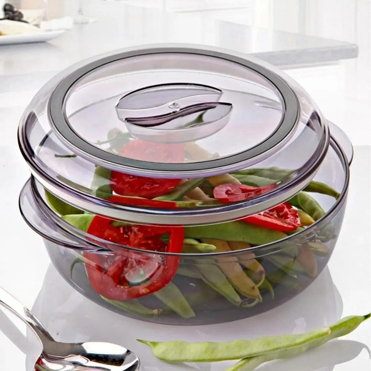 Gondol Yuvarlak Borcam Saklama Kabı