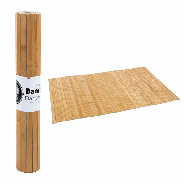 Krd Home Banyo Matı Bambu 70x45 Cm Ahşap