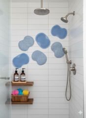 Duvara Vantuzlu Silikon Duş Kesesi