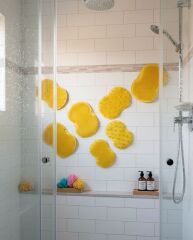 Duvara Vantuzlu Silikon Duş Kesesi