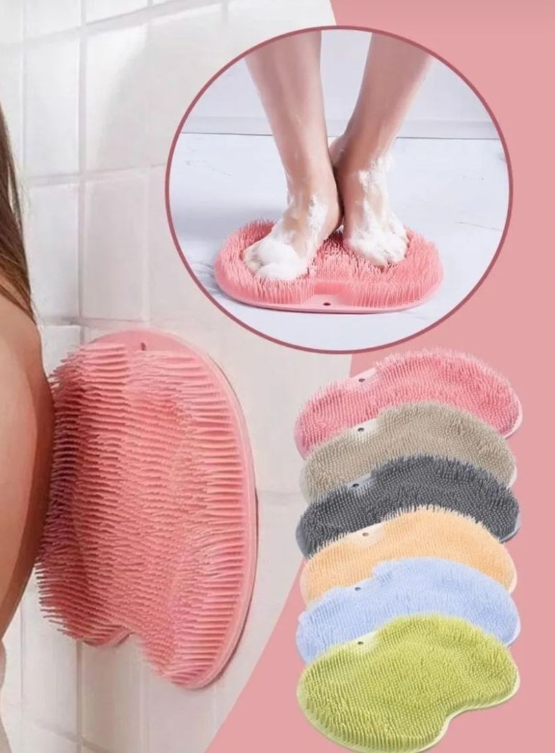 Duvara Vantuzlu Silikon Duş Kesesi Sarı