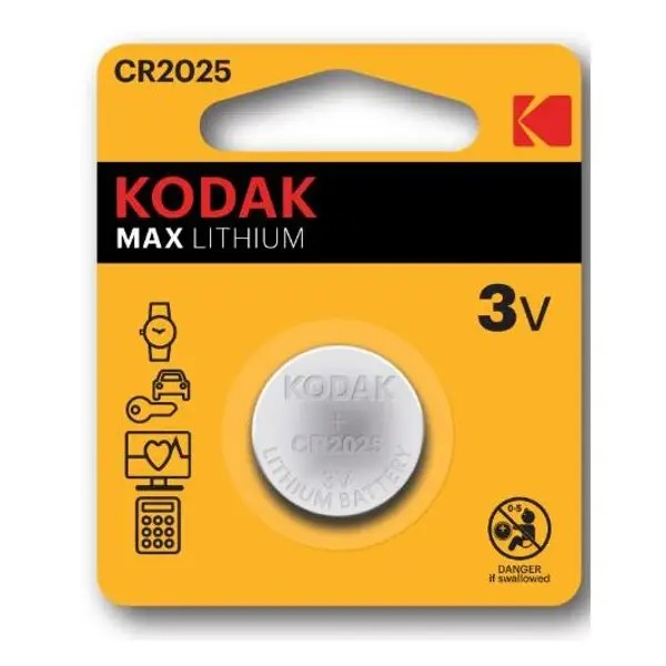 Kodak Pil Para Ultra Lityum CR2025 1 Adet