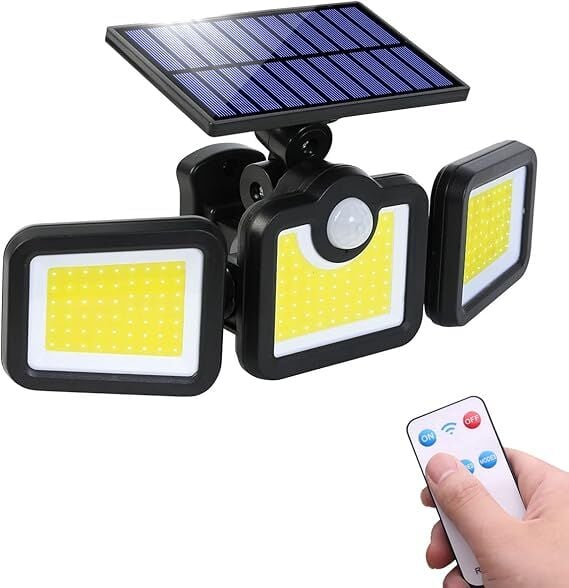 Sdr-1725 Hareket Sensörlü Solar Lamba Siyah