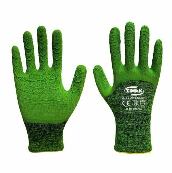 Zimak İş Eldiveni Lateks Camcı  EL-129