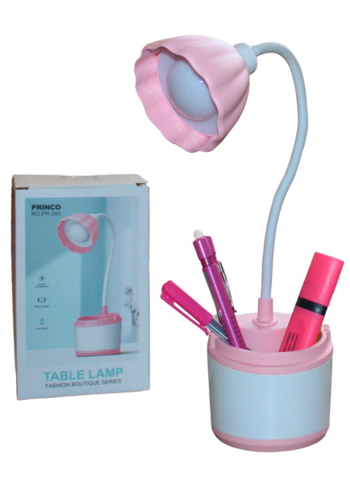 Princo Masa Lambası Şarjlı PR-293 Pembe