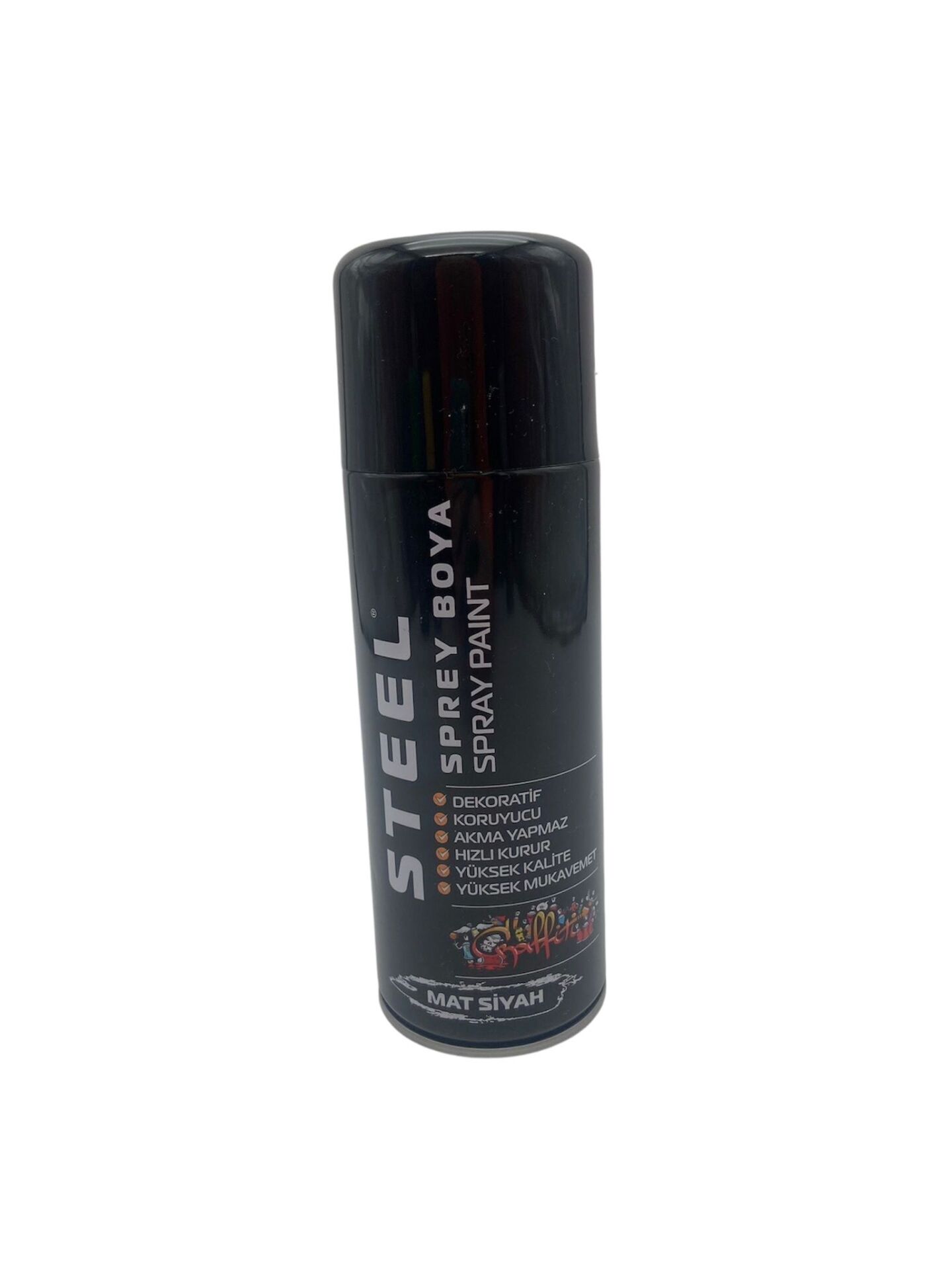 Steel Sprey Boya  400 Ml Siyah