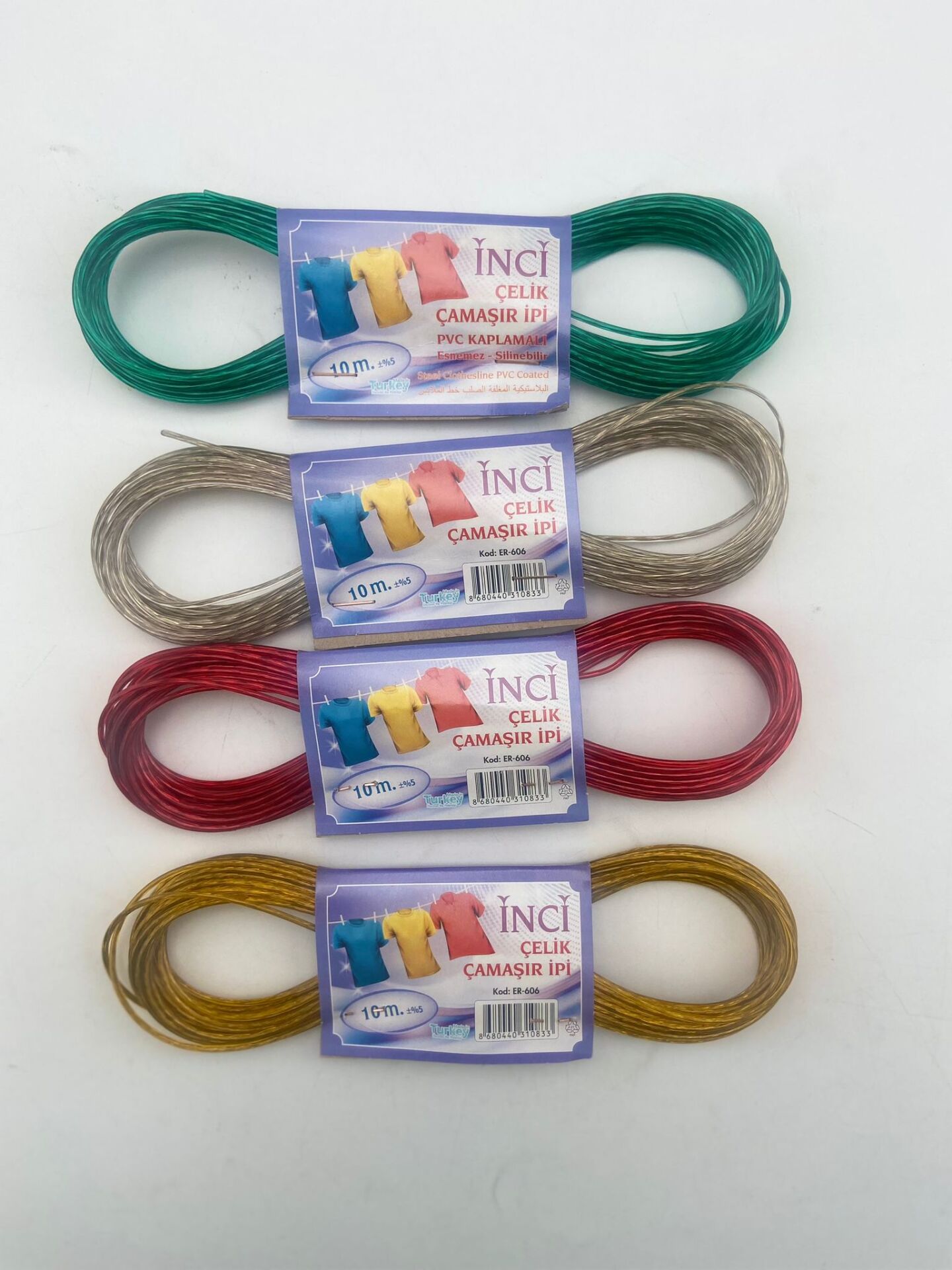 İnci Çelik Çamaşır İpi 10 Metre